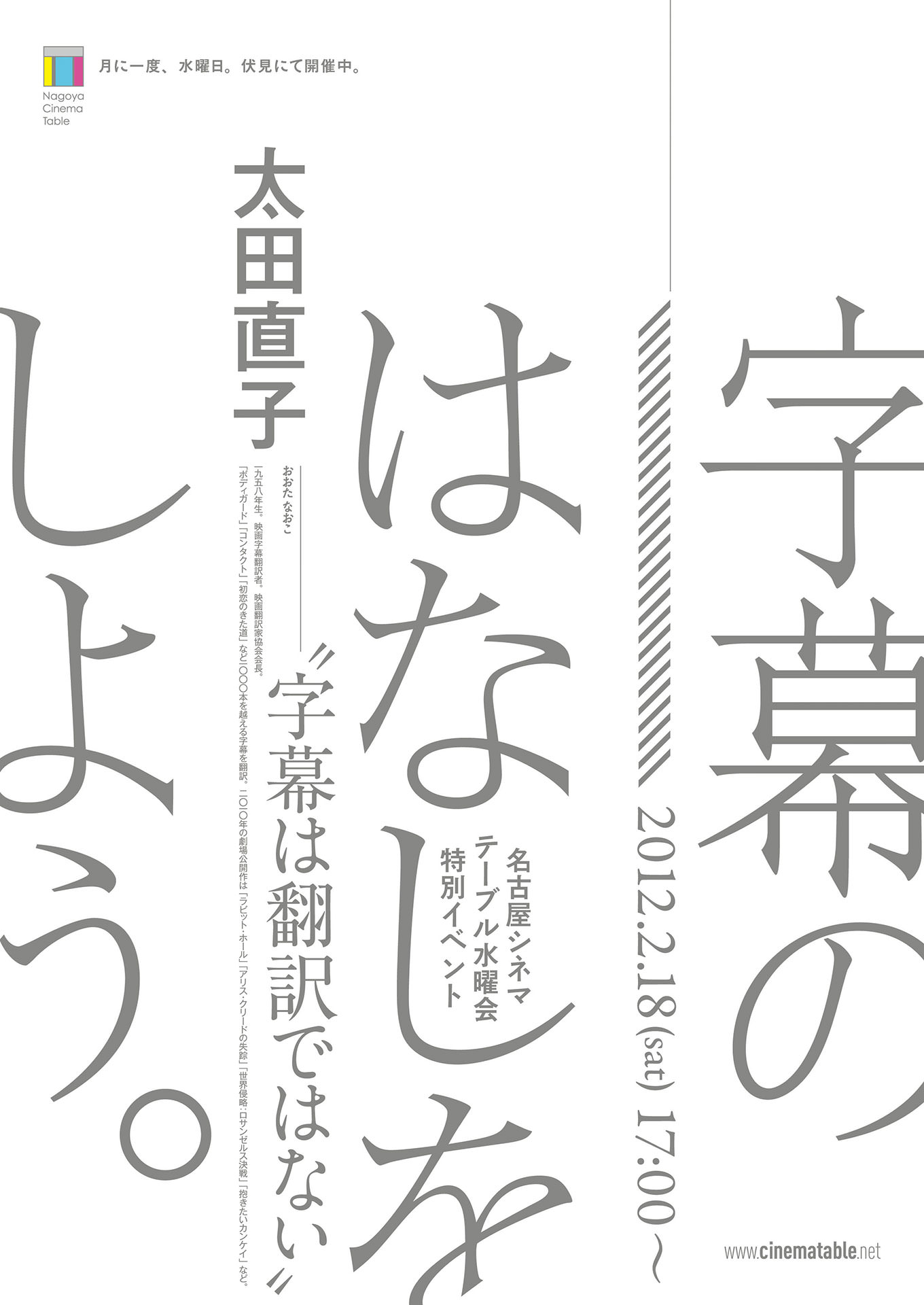字幕のはなしをしよう 字幕は翻訳ではない - imy Hall